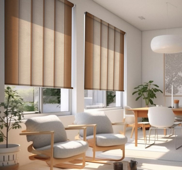 Japoniška plokštės tekstūra Roletai smėlio spalvos - „Tenstickers“