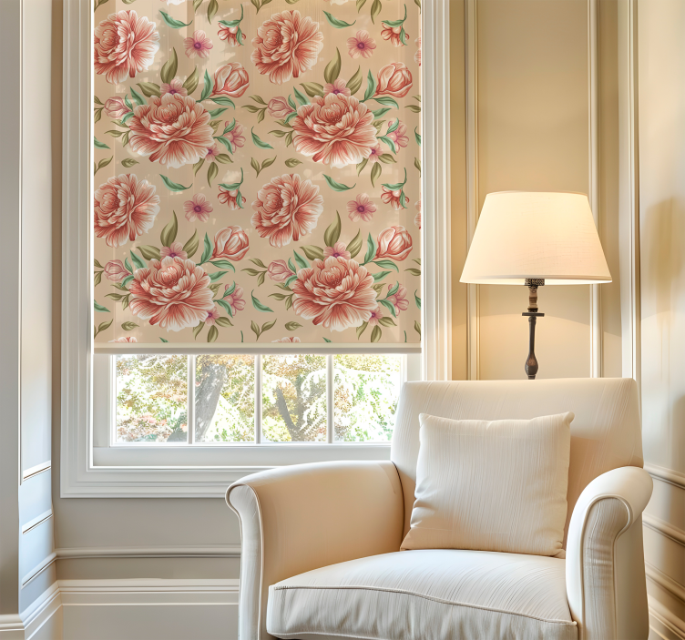 Klasikinė gėlių puokštė Roletai romantiškas - „Tenstickers“