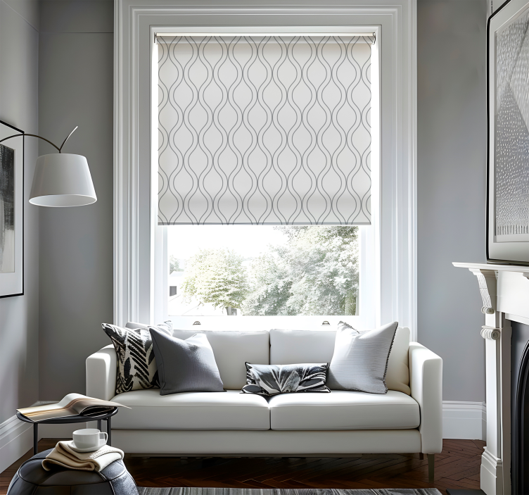 Lenktos linijos Roletai elegantiškas - „Tenstickers“