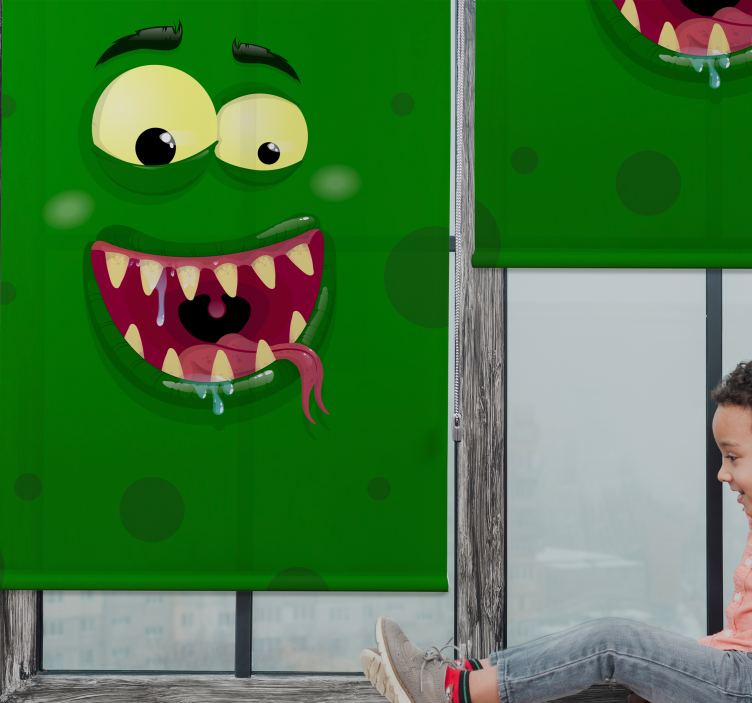 žalias monstras Roletai linksma - „Tenstickers“