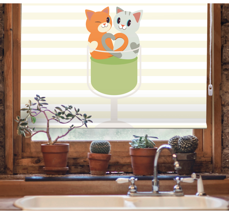 Mielos katės kompanionai Roletai gyvūnai - „Tenstickers“