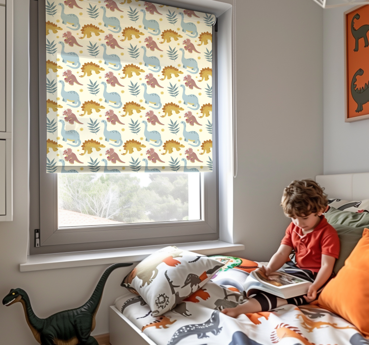 Minimalistinis stilius Roletai dinozauras - „Tenstickers“