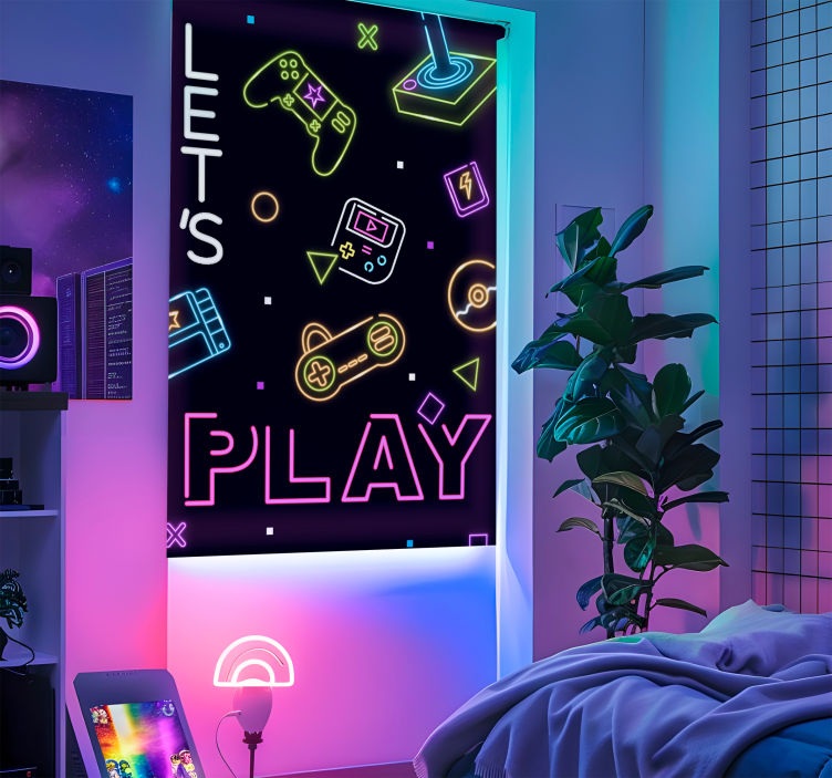 Neoniniai valdikliai Roletai moksiukas - „Tenstickers“