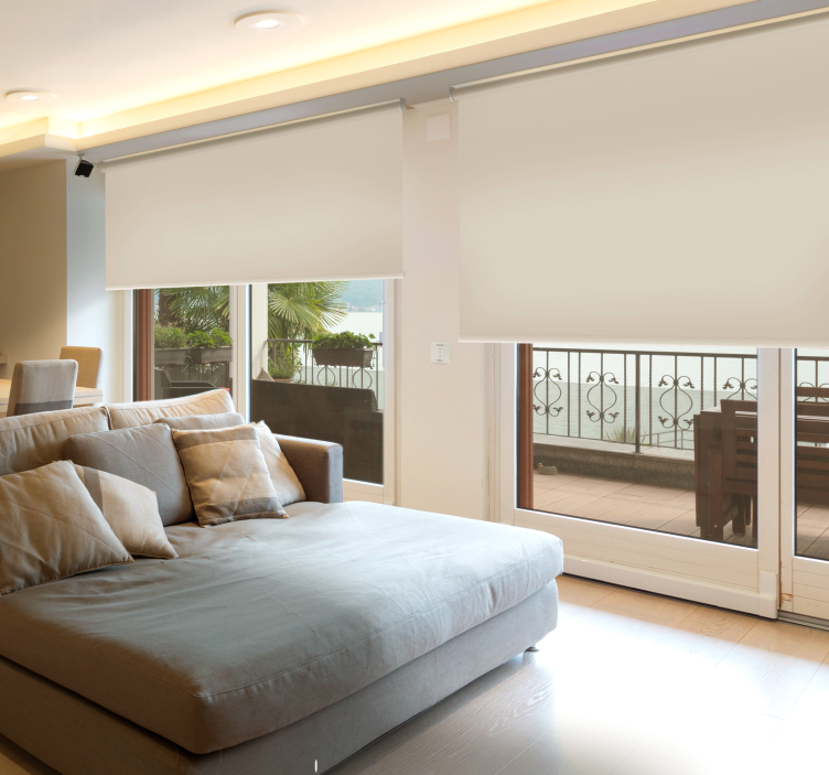 Perlamutrinės spalvos užtemdomos miegamojo žaliuzės - „Tenstickers“