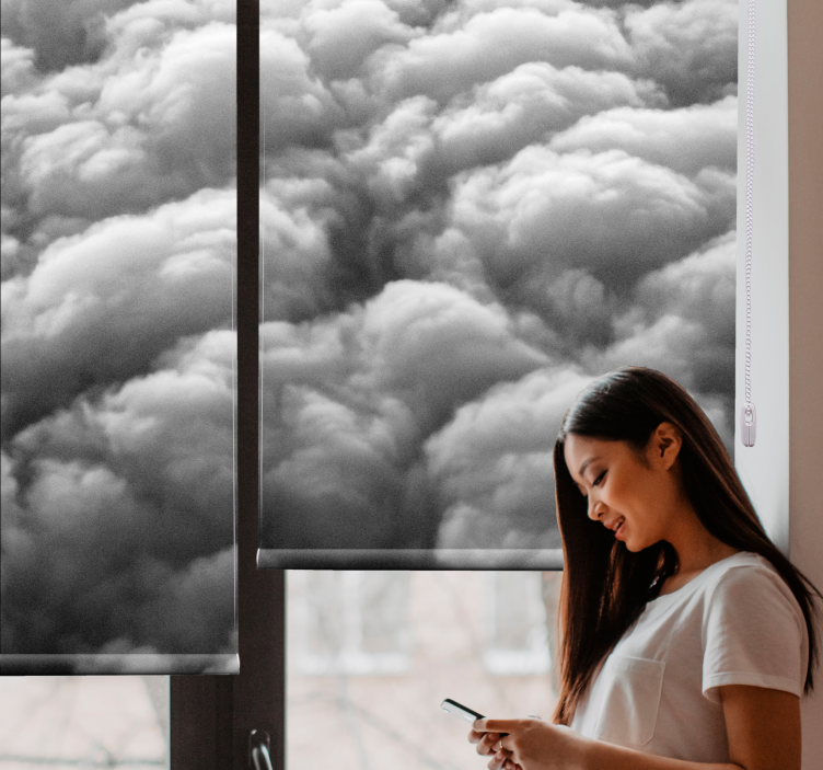 Pūkuotas raštas Roletai debesys - „Tenstickers“