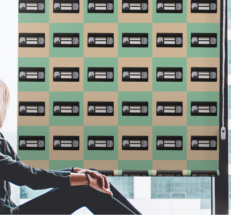 Retro juostos raštas Roletai daugiau derliaus - „Tenstickers“