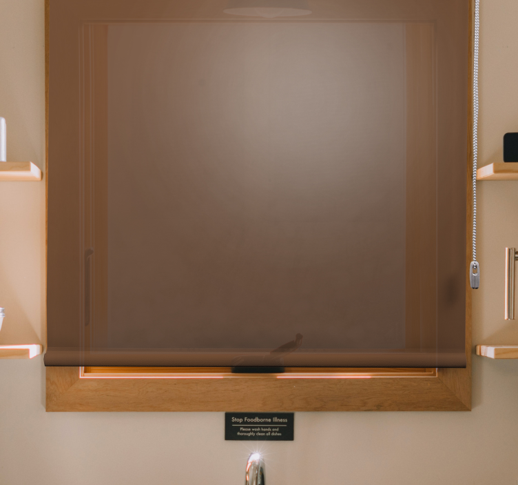 Rudas ritininis atspalvis užtemdymo roletai - „Tenstickers“