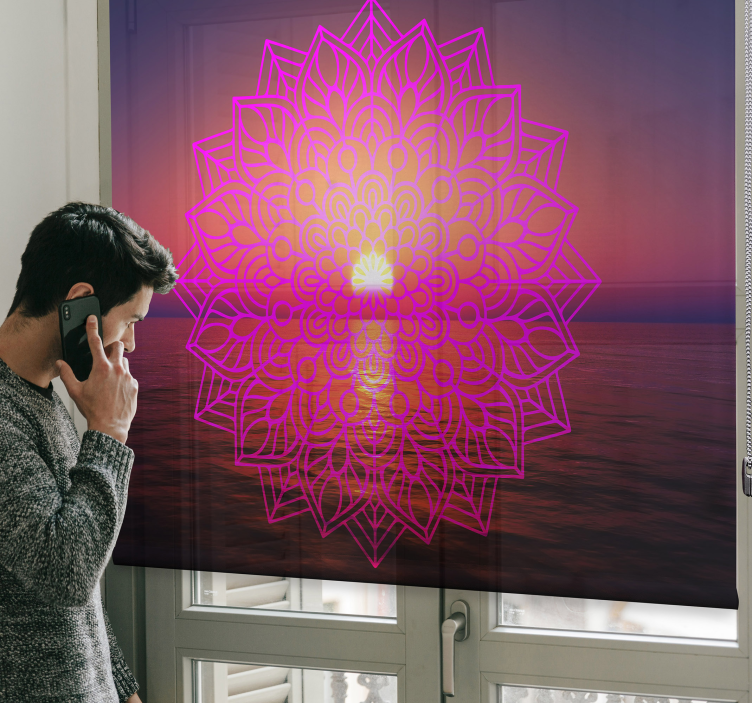 Saulėta mandala zen svetainė akla - „Tenstickers“