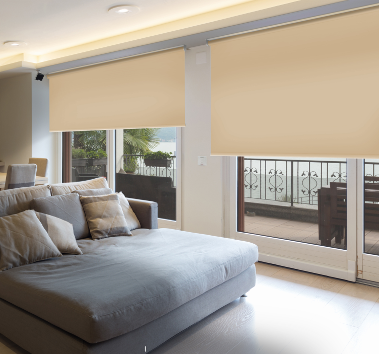 Smėlio spalvos užtemdoma miegamojo užuolaidėlė - „Tenstickers“