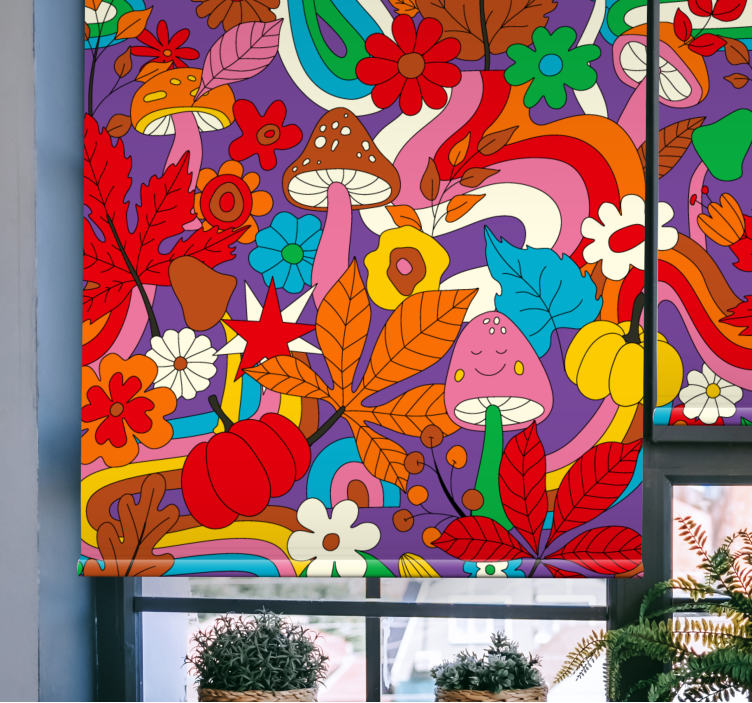 Spalvinga grybų fantazija Roletai linksma - „Tenstickers“