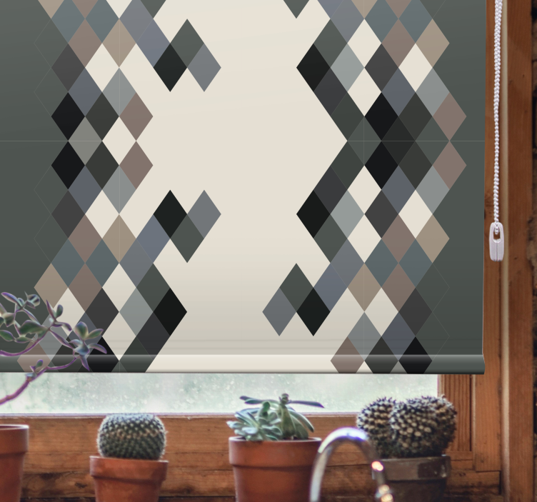 Spalvos atspalviai spalva blokuoja svetainės žaliuzę - „Tenstickers“