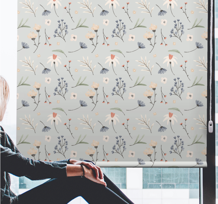 Subtilūs elementai Roletai gėlių - „Tenstickers“