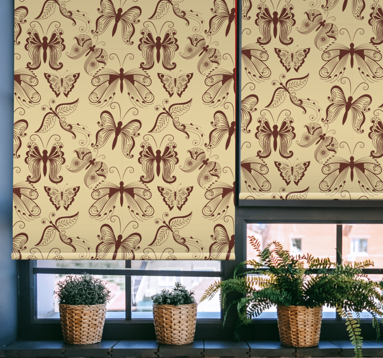 Sudėtingas drugelio raštas Roletai drugelis - „Tenstickers“