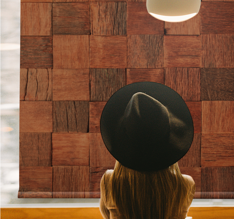 Kvadratinės medienos plokštės Roletai tekstūra ir raštas - „Tenstickers“