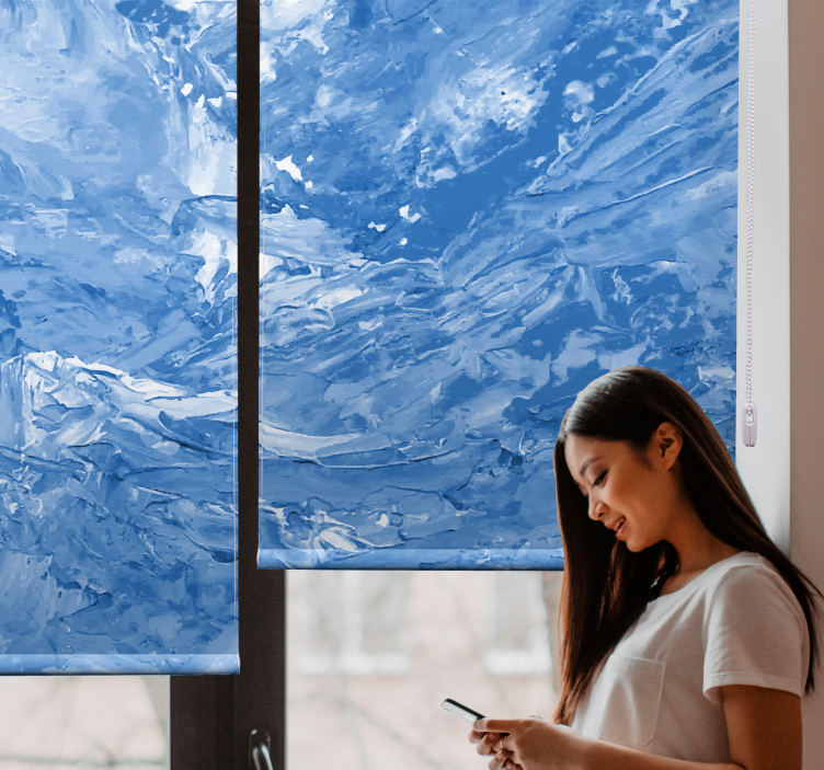 Vandenyno bangos motyvas Roletai tekstūra ir raštas - „Tenstickers“