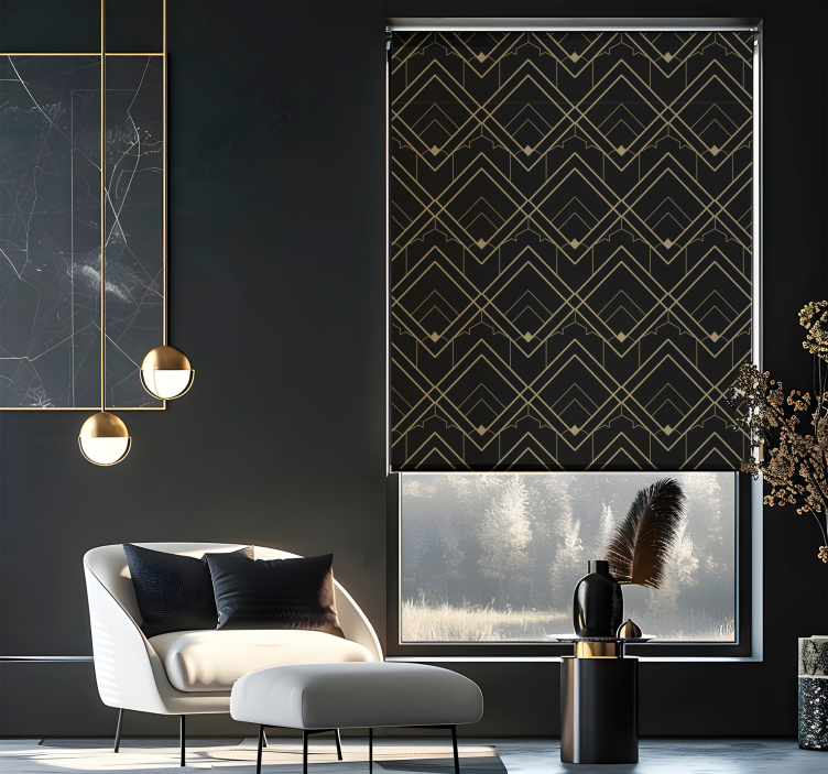 Vektorinis modelis Roletai elegantiškas - „Tenstickers“