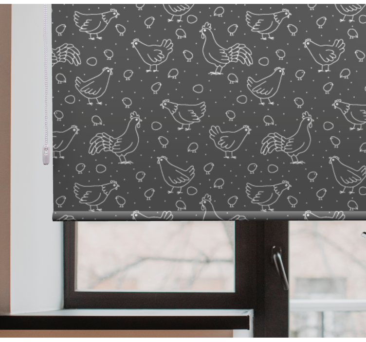 Vištos ir kiaušiniai Roletai gyvūnai - „Tenstickers“