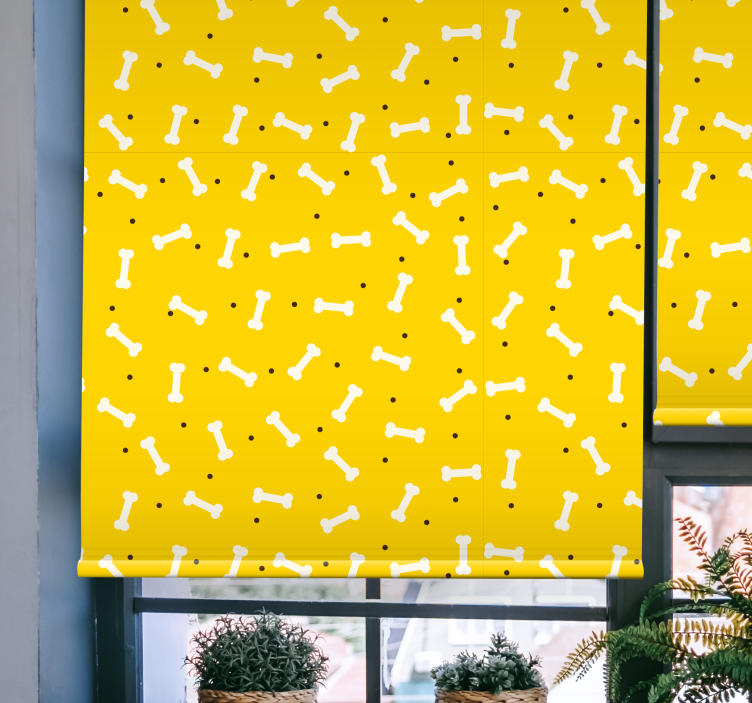 žaismingas kaulų raštas Roletai gyvūnai - „Tenstickers“