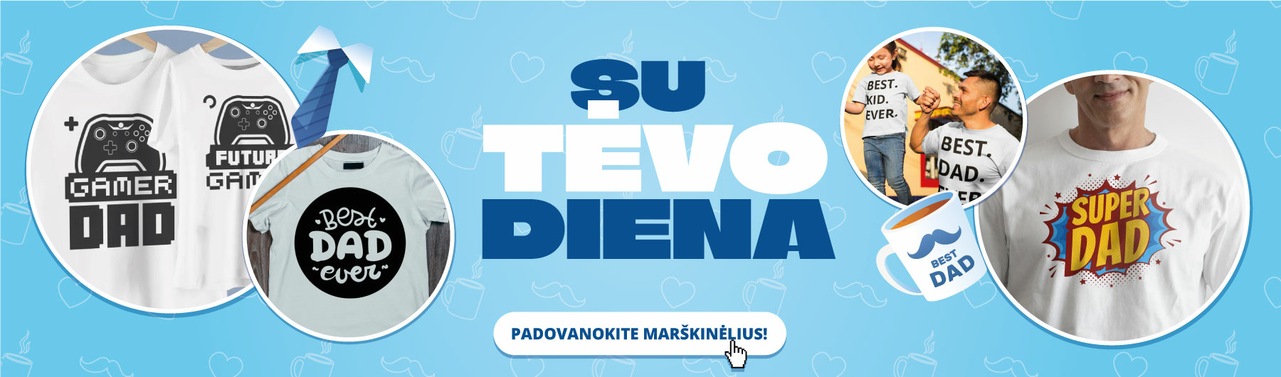 Nustebinkite tėtį jo dieną originaliausiais