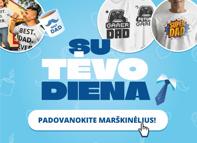 Nustebinkite tėtį jo dieną originaliausiais