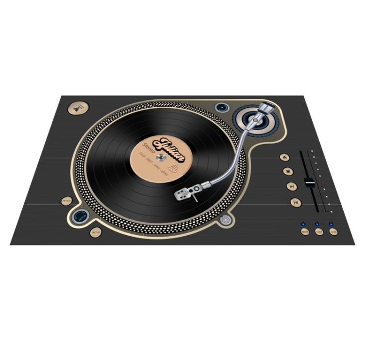 Vinilo disko pavadinimo placemats - „Tenstickers“