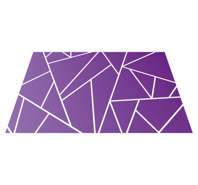 Geometrinis violetinis raštas tekstūruotas stalo padekliukai - „Tenstickers“