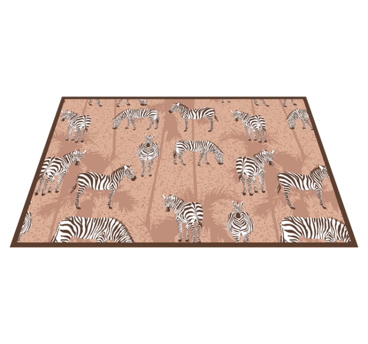 Originalūs stalo padėkliukai zebra raštu - „Tenstickers“