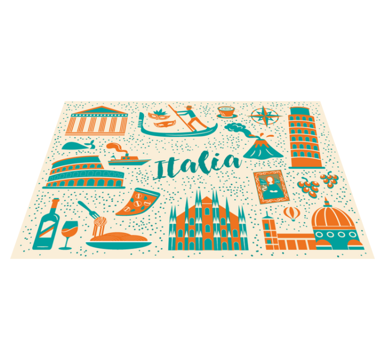 Originalūs stalo padėkliukai italų kulinarijos scena - „Tenstickers“