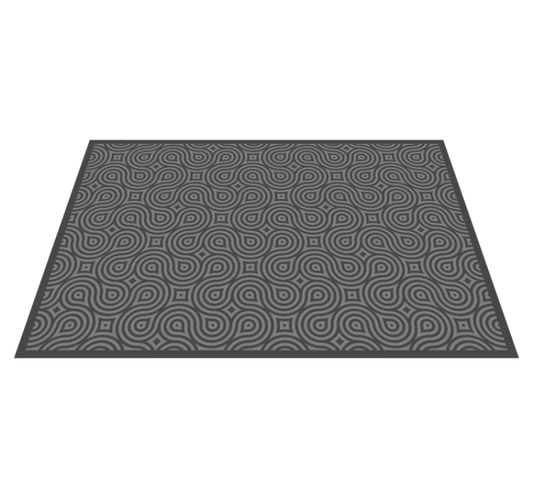 Tekstūruoti stalo padėkliukai abstrakčiu sūkuriniu raštu - „Tenstickers“