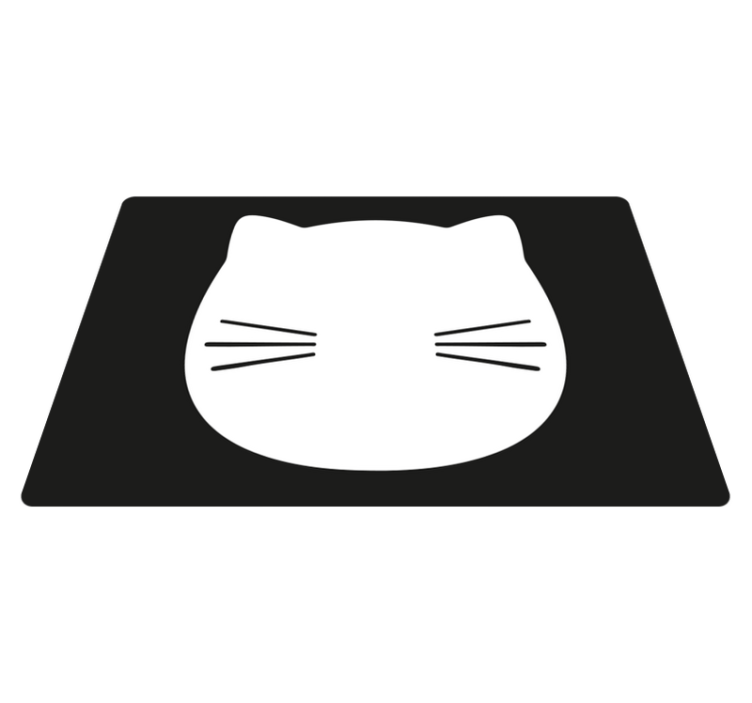 Originalūs stalo padėkliukai katės veido forma - „Tenstickers“