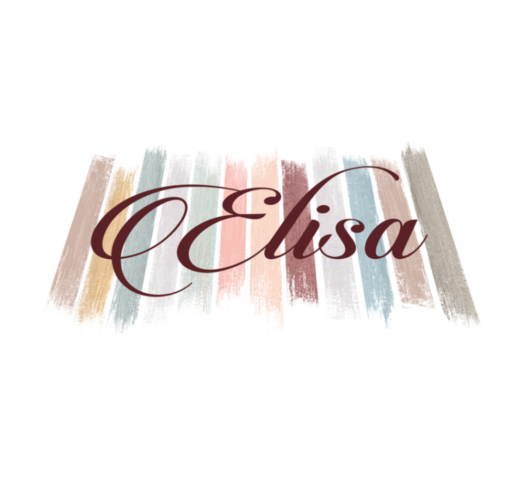 žemės tonas teptuku originalios padėkliukai - „Tenstickers“