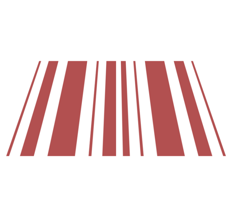 Tekstūruoti stalo padėkliukai dryžuotu spalvų raštu - „Tenstickers“