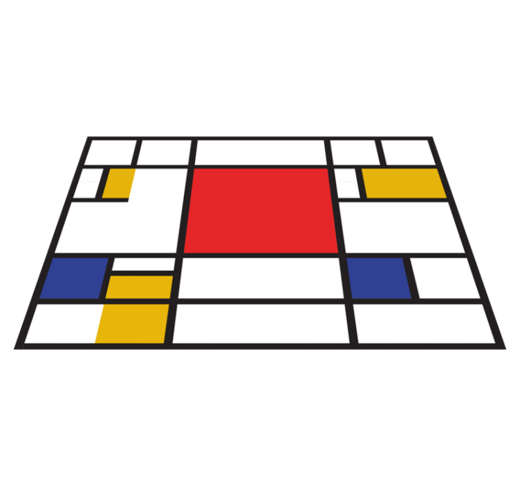 Mondrian geometrinio meno originalios vinilo padėkliukai - „Tenstickers“