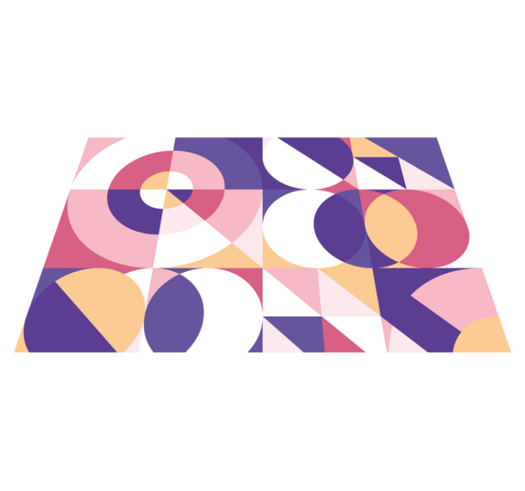 Modernūs stalo padėkliukai geometrinių spalvų derinys - „Tenstickers“