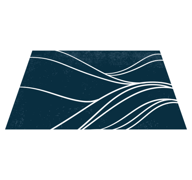 Modernūs stalo padėkliukai su elegantišku bangų raštu - „Tenstickers“