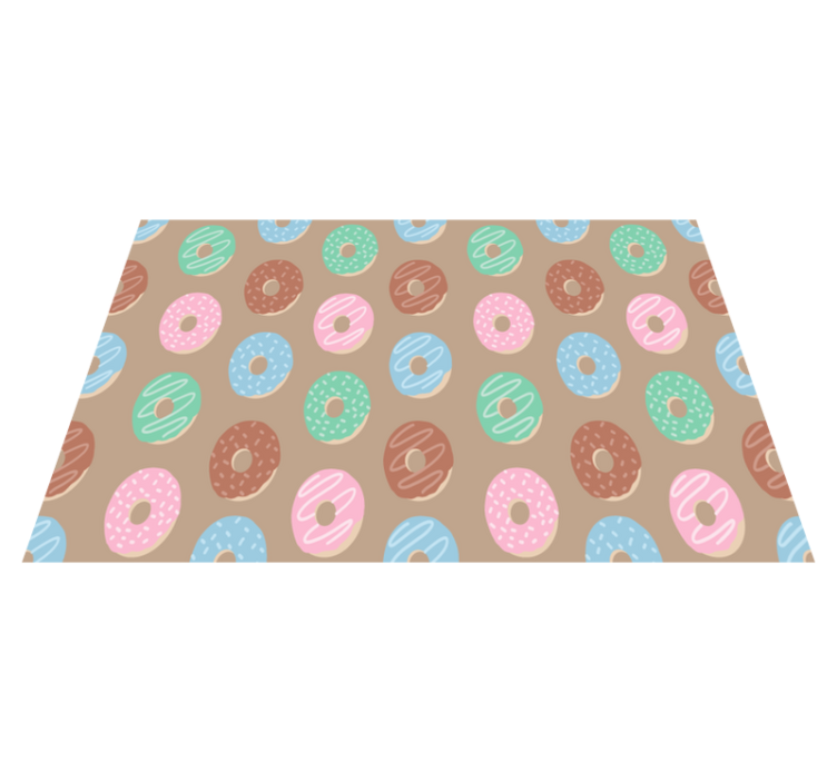 Originalūs stalo padėklai su ryškiu donutų motyvu - „Tenstickers“