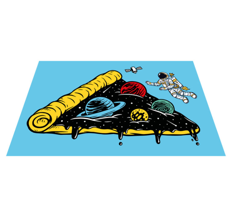 Kosmoso tematika originalus stalo padekliukai - „Tenstickers“