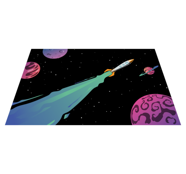 Vaikiški stalo padėklai raketos starto nuotykiams - „Tenstickers“
