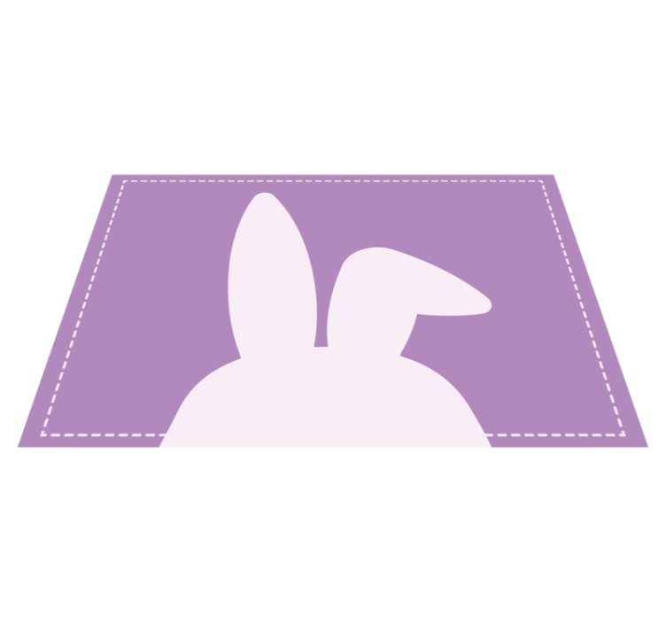Vaikiški stalo padėkliukai kiškio ausų forma - „Tenstickers“