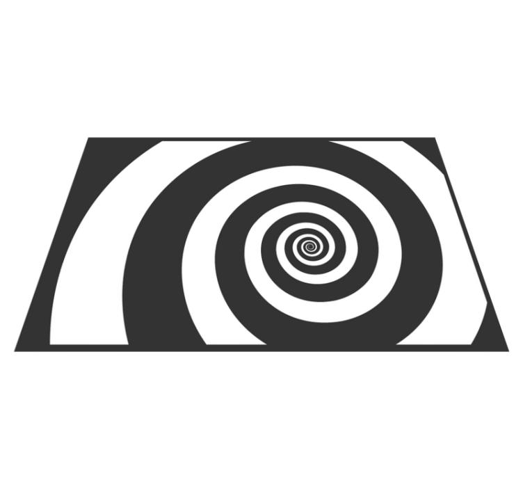 Tekstūruoti stalo padėkliukai su spiraliniu optiniu efektu - „Tenstickers“