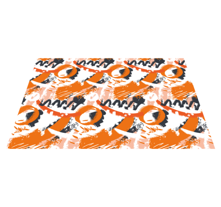 Tekstūruoti stalo padėkliukai abstrakčiu spalvotu raštu - „Tenstickers“