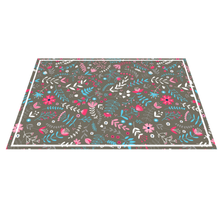 Tekstūruoti stalo padėkliukai su botaniniu raštu - „Tenstickers“