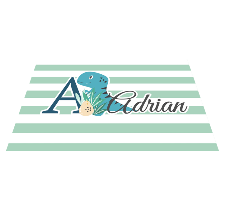 Vaikiški stalo padėkliukai su dinozaurų dizainu - „Tenstickers“