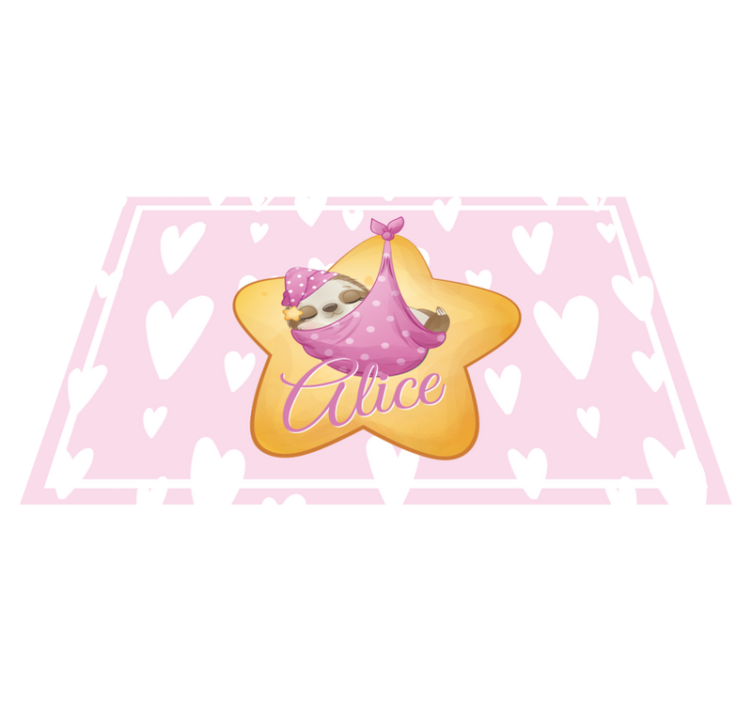 Vaikiški stalo padėkliukai tinginio žvaigždėje - „Tenstickers“