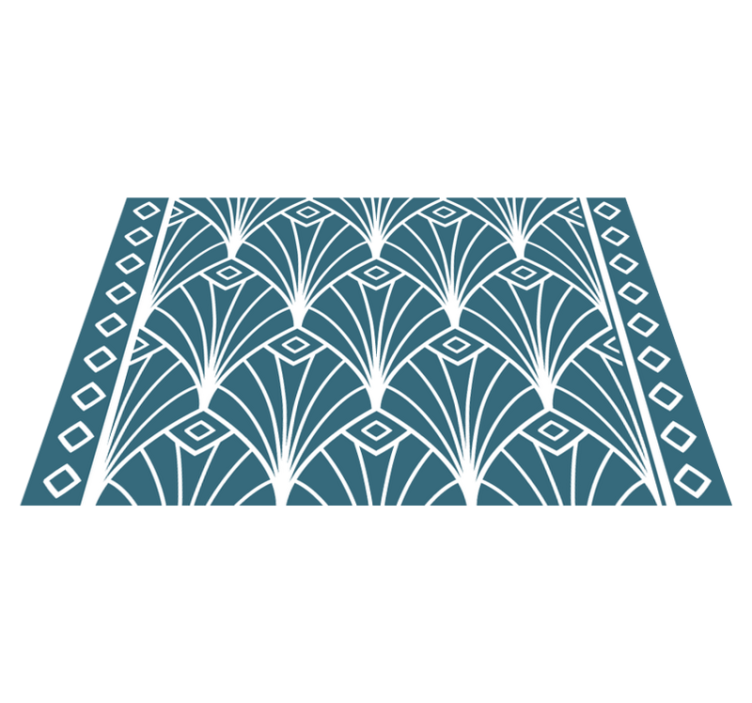 Modernūs stalo padėkliukai su stilingu gėlių raštu - „Tenstickers“