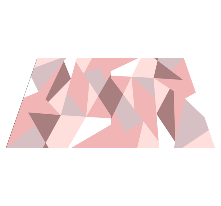 Geometrinių figūrų fonas modernus stalo padekliukai - „Tenstickers“