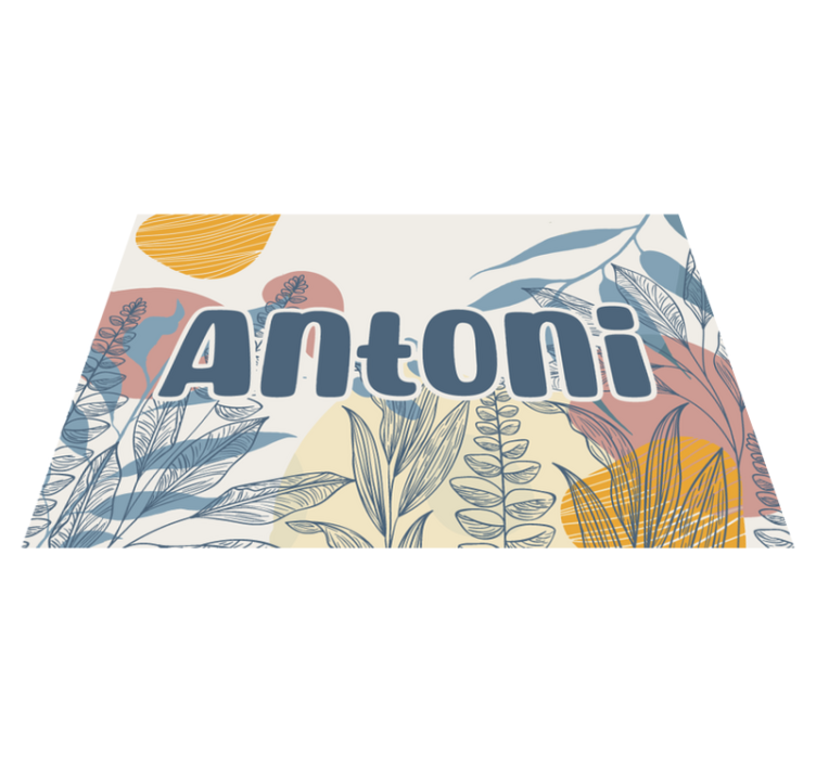 Originalūs stalo padėkliukai stilingam vardui - „Tenstickers“