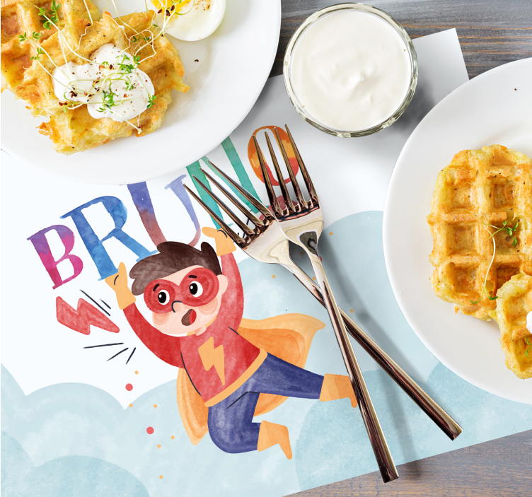 Akvarelės super vaikiški padėkliukai vaikams - „Tenstickers“