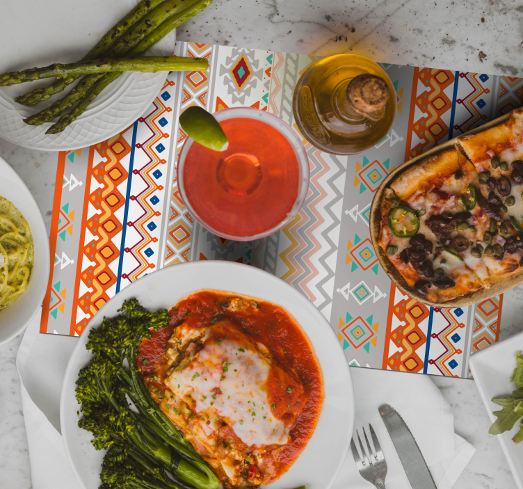 Bohemiško stiliaus tekstūruotos padėkliukai - „Tenstickers“