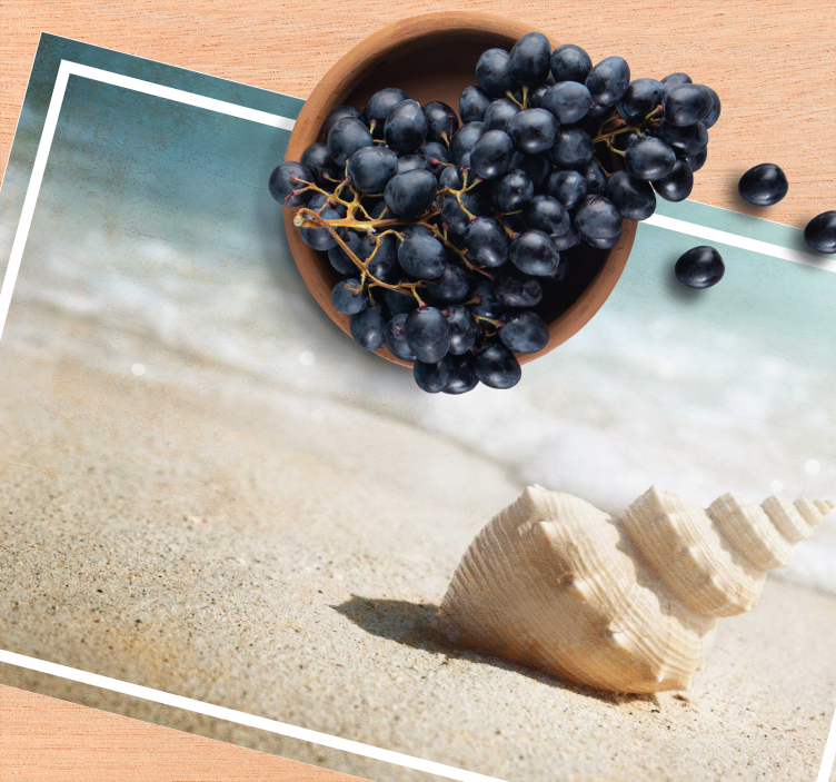 Elegantiškas apvalkalo ekranas originalus stalo padekliukai - „Tenstickers“